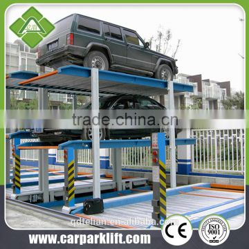 automatic car pit parking system vertical horizontal parking lift with CE