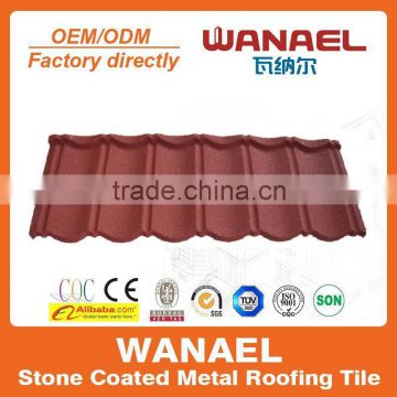Stone coated metal roof tile machine