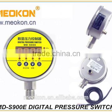MD-S900E Radial mounting High precision Water, Oil, Gas Intelligent Digital Pressure Switch