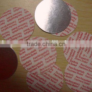 induction aluminum foil cap seal liner with printing logo for PET bottle liner