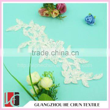 WHH-40 2016 Promotion Price Fancy Designs Hand Embroidery Lace Applique 3d