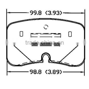 D476 04491-50020 for Toyota Lexus fronts auto brake pad