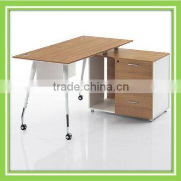 MODERN STAFF TABLE WITH FIXED PEDESTAL