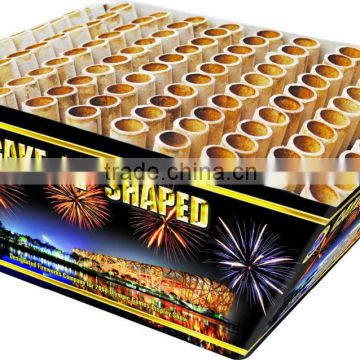 PSCS06 100s-cake-Z-shaped 1.3G 0335 Display Cake Fireworks