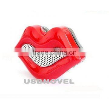 Red lips shape mini speaker - lovely gift