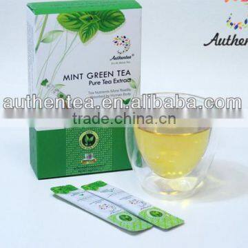 GMP Certificated high quality instant green tea green tea powder
