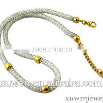 two tone gold plated stainless steel wholesale neck chains