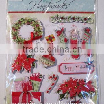 Stickers with 3D effect special for Christmas