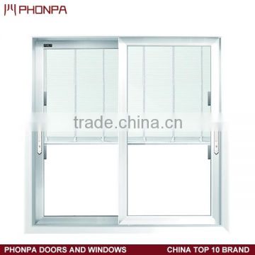 Latest aluminum sliding window design with louver