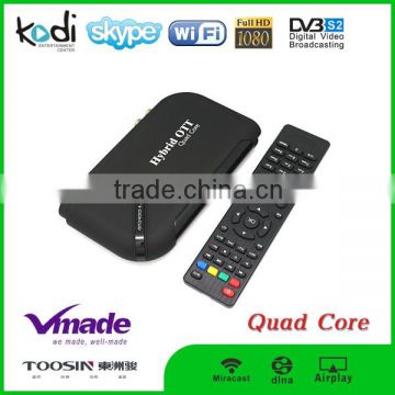 Quad core android 4.4 bluetooth 4.0 wifi amlogic 805 android dvb s2