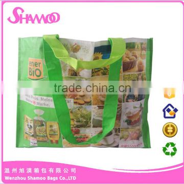 Recycled eco waterproof cheap folding non-woven shopping bag