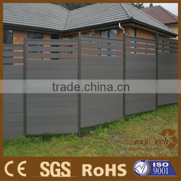 composite wood privacy wall garden fence