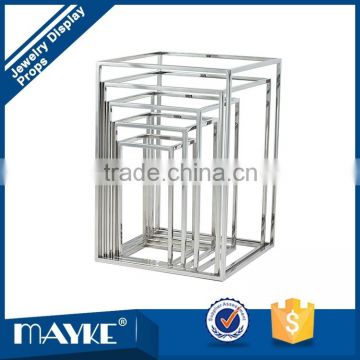 Top quality Factory Supply Electroplating Glossy Stainless Steel Decoration Display Racks
