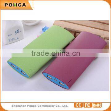 Custom logo Multi color High Quality Mobile Portable 20000mAh Power Bank