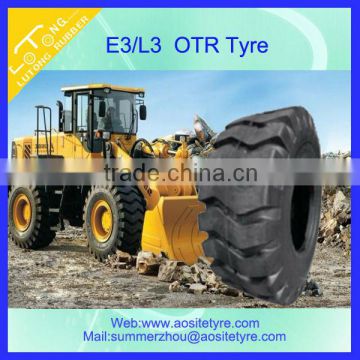 China Famous tyre manufacturer export E3/L3 tyre