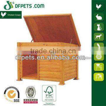 Unique Dog House Designs With Curtain DFD-025