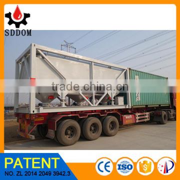 2017 golden supplier container type horizontal cement silo for sale