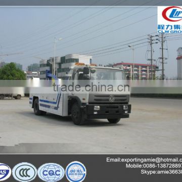 dongfeng 6 wheels wrecker towing truck for sale