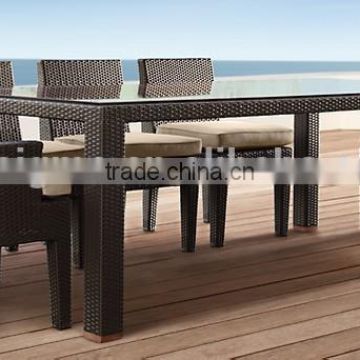 2017 Sigma SGS good quality all weather high end furniture cheap classic rattan dining room sets