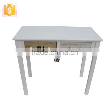 Modern Solid Wood Children Writing Table/Kids Wooden Furniture of Table With Two Drawers