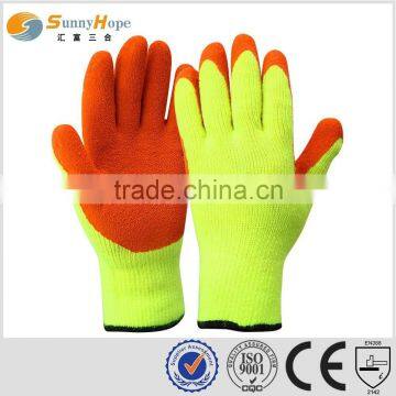 sunny hope nappy double liner 3/4 coated foam nitrile winter glove