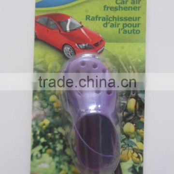 newest ideal 2015 plastic purple shoe air freshener with grape scent