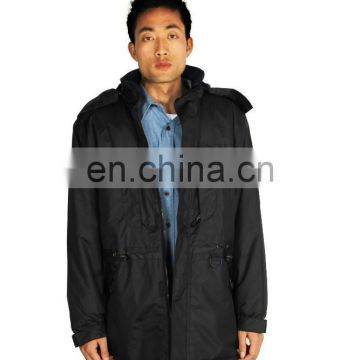 winter outdoor workwear manufacture polyester coat / outwear waterproof thermal coat /PVC thermal jackets coat