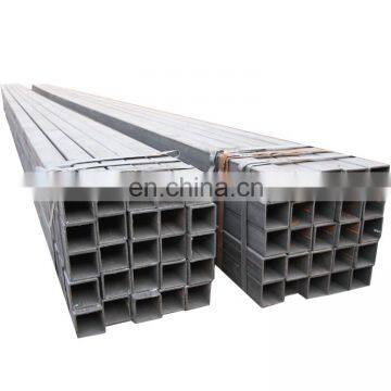 MS square pipe weight chart square hollow section pipe iron tube for building structure
