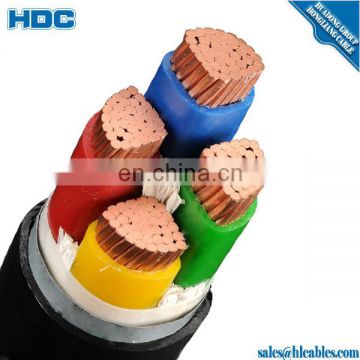XLPE insulated and PVC sheathed Cable Non-Armoured 0.6/1KV IEC-60502-1 B.S 6346 90C (Singapore or Korea) Cu/XLPE/PVC 4Cx50mm2