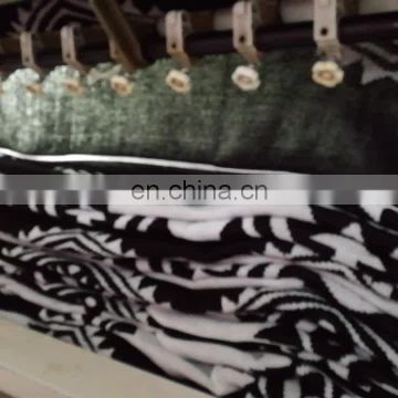 ZERO DEFECT 100%cotton 12gg heart design soft baby knit throw blanket