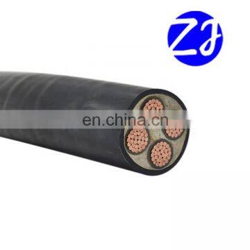 PVC jacket XLPE insulation YJV 4*150 electrical power cable