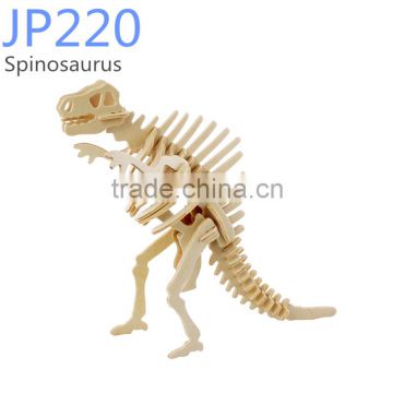 DIY 3D wooden PUZZLE spinosaurus model