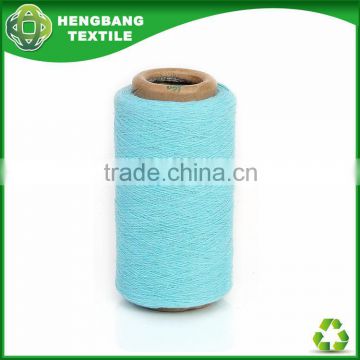 HB946 blue colour recycled cotton yarn for socks production in china 12s yarn