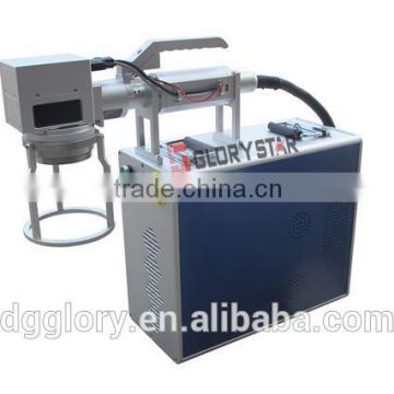 CE certificate 20w 30w mini handheld portable fiber laser marking machine with galvo meter