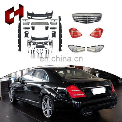 CH High Quality Auto Parts Hood Fender Exhaust Taillights Carbon Fiber Body Kit For Mercedes-Benz S Class W221 07-14 S65