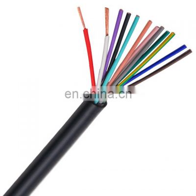 Wires Wholesale Copper Core 12 cores 0.75mm Pvc Insulated 500V Home Lighting Cable Security Monitoring System Connection Cable