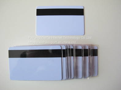 2023 good quality Hico magnetic strip white/blank IC card factory