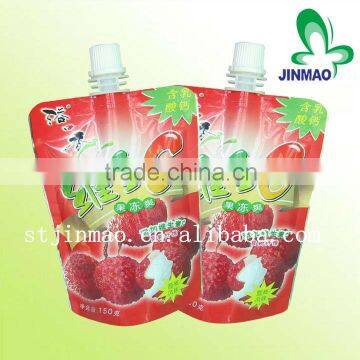 Color printed Printed Plastic pouches for beverage