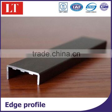 u shape aluminum extrusion profiles for MDF edge decorative aluminum profile