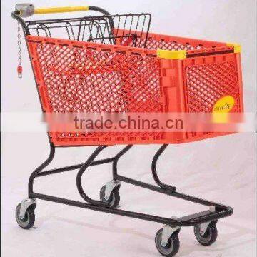 Fashionable shopping trolley supermarket shopping cart