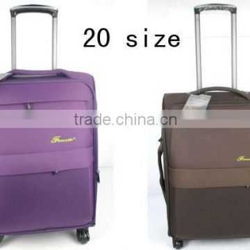 Promotional Nylon luggage trolley bag for shopping/promotion