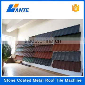 different types of roof tiles, stone coated metal roof tile for Negeria