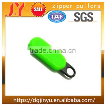 China Factory Custom high quality colorful rubber zipper puller