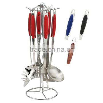 colorful stainless steel clamp holder kitchenware set
