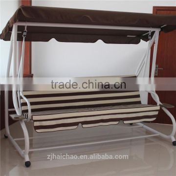 double swing bed/outdoor garden swing chair/outdoor indoor garden swing bed/3-seater garden swing chair