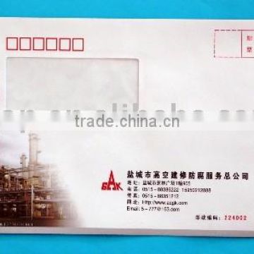 chinese printed customize business window envelope