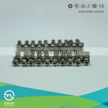 UTL Din-rail Terminal Block Central Adaptor Screw head with Insulated Ring