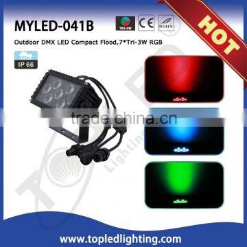 Color Changing RGB 3in1 DMX 20W Outdoor LED Flood Light