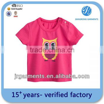 Baby Clothes Summer 100% Cotton Printed o-neck tshirts Wholesale