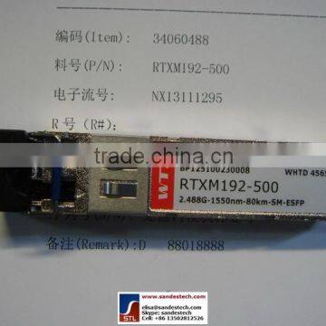 WTD 2.488G-1550nm-80km-SM-ESFP RTXM192-500 optical transceiver